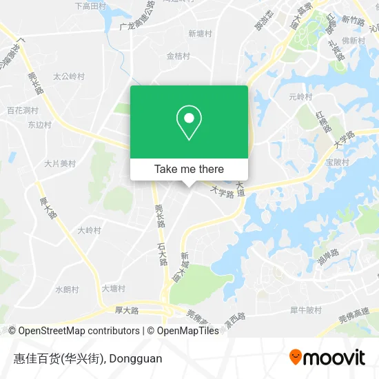 惠佳百货(华兴街) map