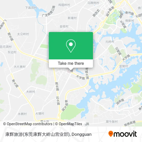 康辉旅游(东莞康辉大岭山营业部) map