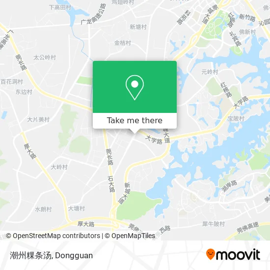 潮州粿条汤 map
