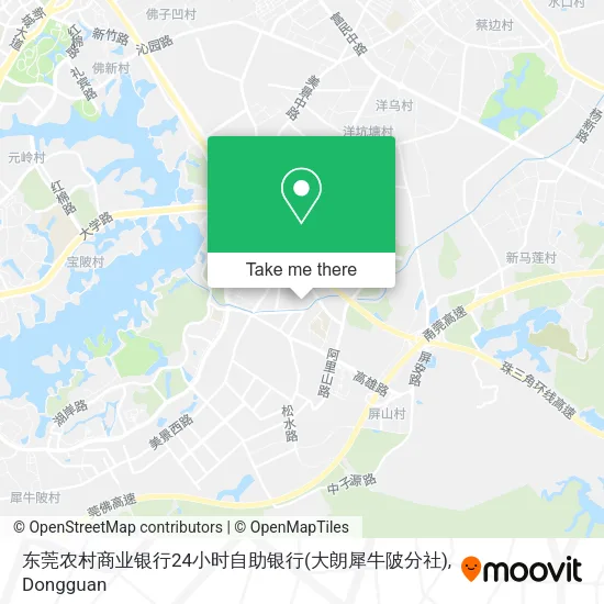东莞农村商业银行24小时自助银行(大朗犀牛陂分社) map