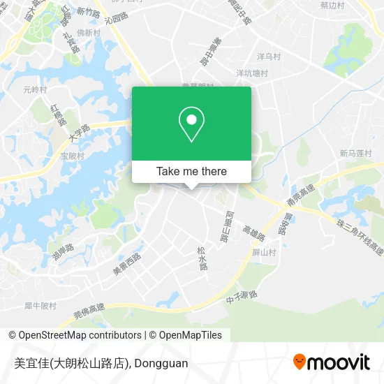 美宜佳(大朗松山路店) map