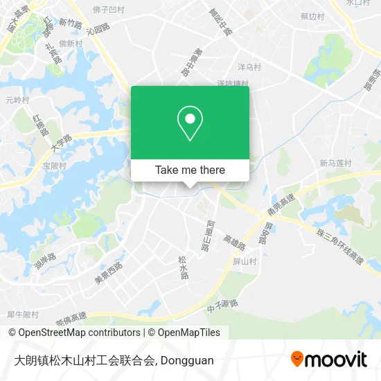 大朗镇松木山村工会联合会 map