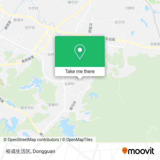 裕成生活区 map