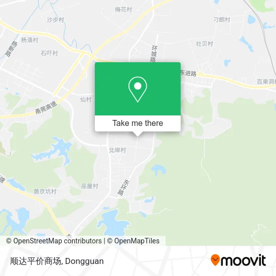 顺达平价商场 map