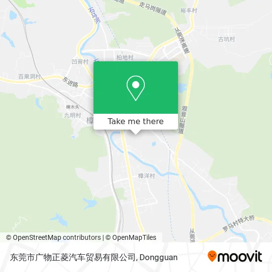 东莞市广物正菱汽车贸易有限公司 map