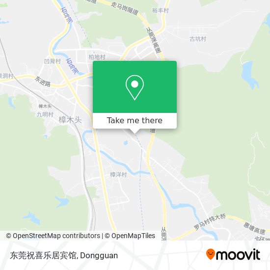 东莞祝喜乐居宾馆 map
