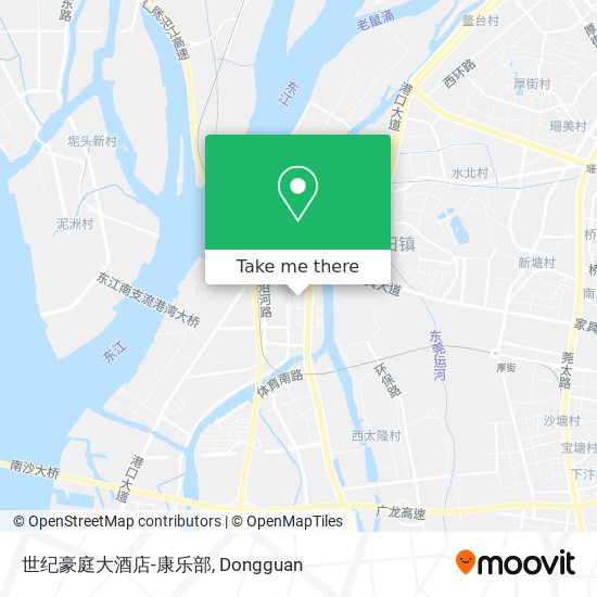世纪豪庭大酒店-康乐部 map