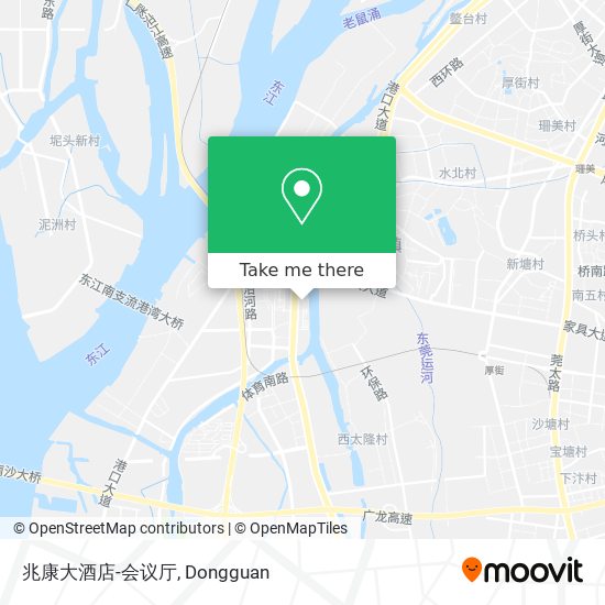 兆康大酒店-会议厅 map