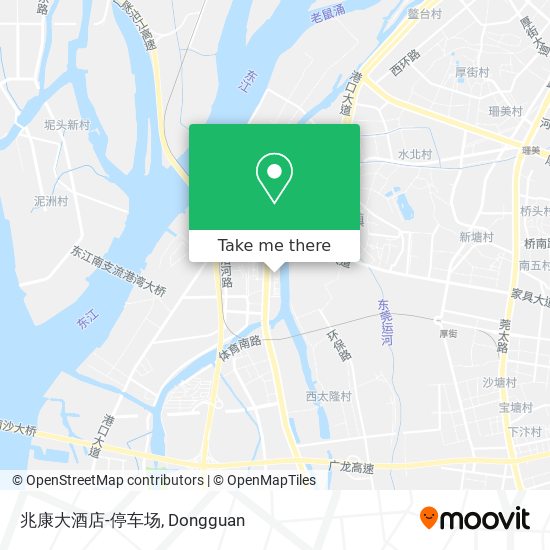 兆康大酒店-停车场 map