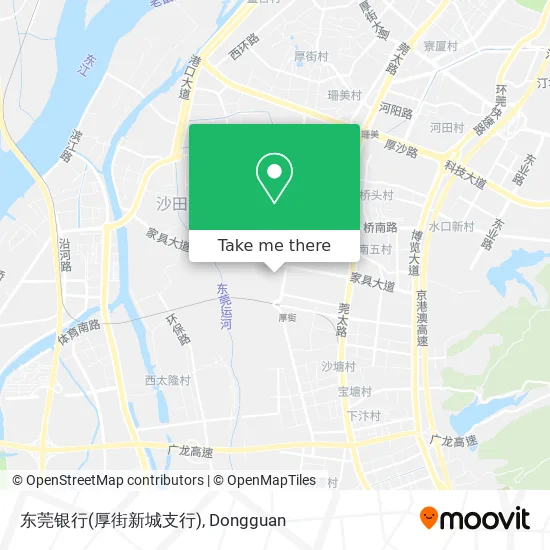 东莞银行(厚街新城支行) map