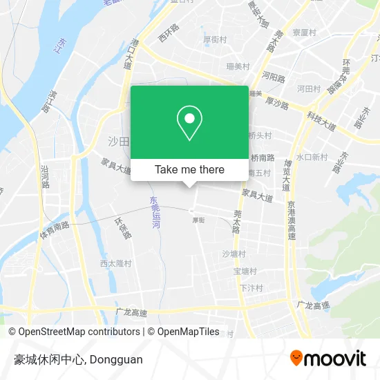 豪城休闲中心 map