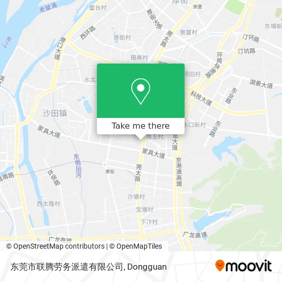 东莞市联腾劳务派遣有限公司 map
