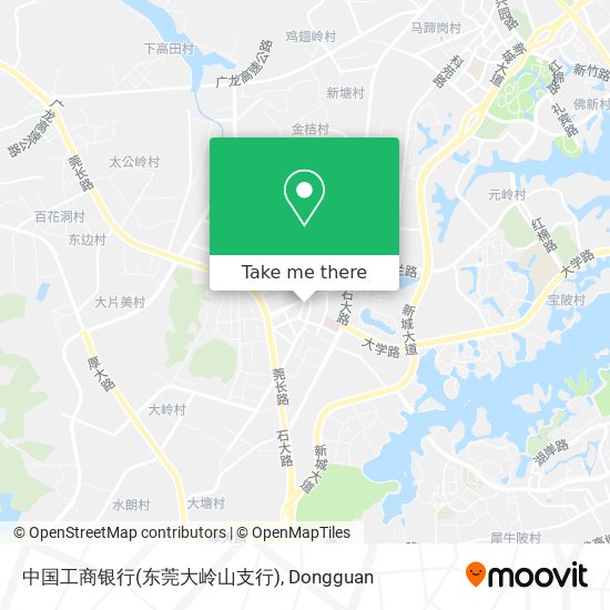 中国工商银行(东莞大岭山支行) map