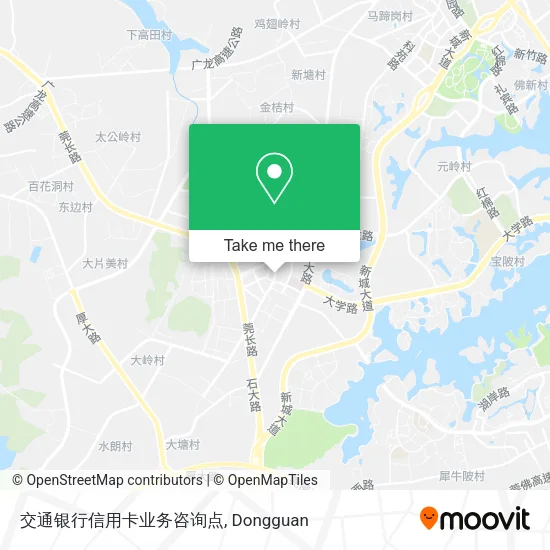 交通银行信用卡业务咨询点 map