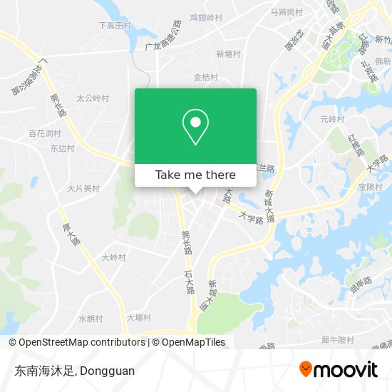 东南海沐足 map