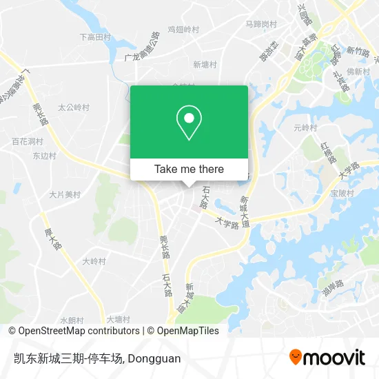 凯东新城三期-停车场 map