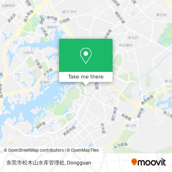 东莞市松木山水库管理处 map