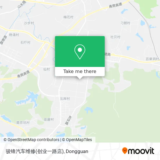 骏锋汽车维修(创业一路店) map