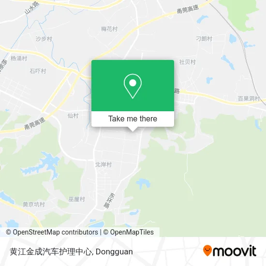 黄江金成汽车护理中心 map