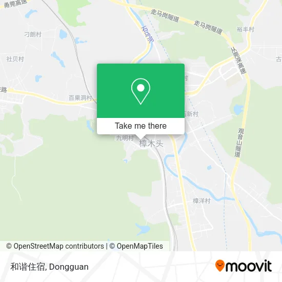 和谐住宿 map