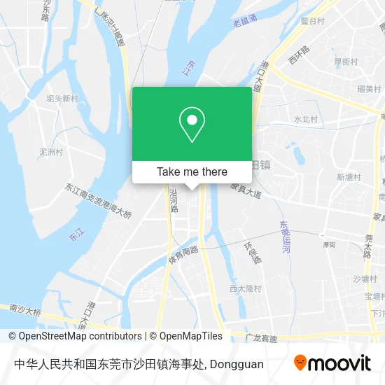 中华人民共和国东莞市沙田镇海事处 map