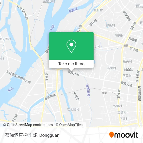 葆俪酒店-停车场 map