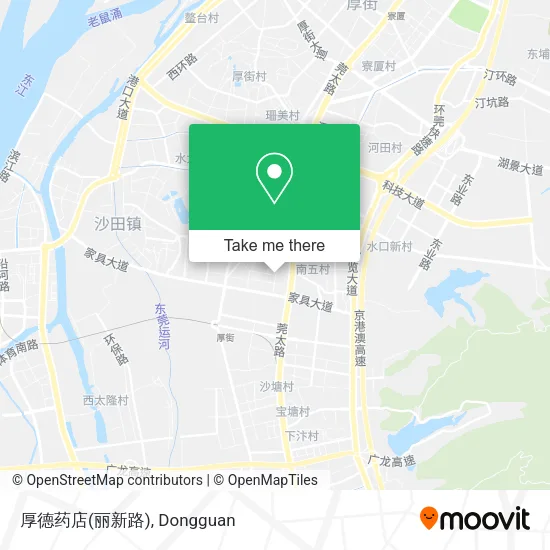 厚德药店(丽新路) map