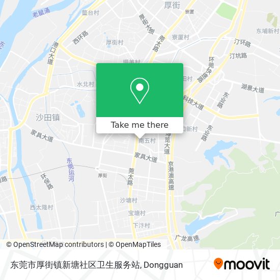 东莞市厚街镇新塘社区卫生服务站 map
