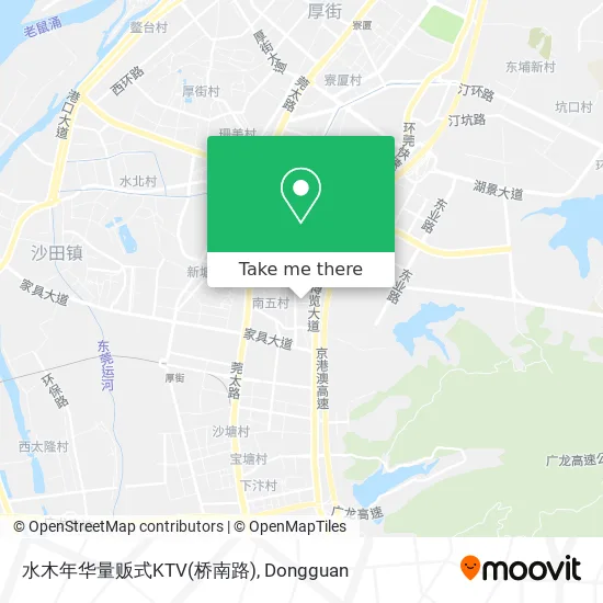水木年华量贩式KTV(桥南路) map