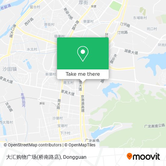 大汇购物广场(桥南路店) map