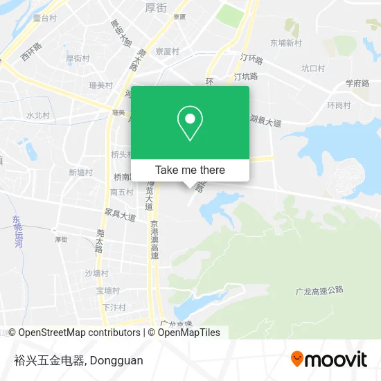 裕兴五金电器 map