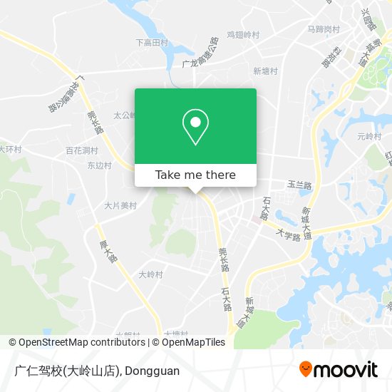 广仁驾校(大岭山店) map