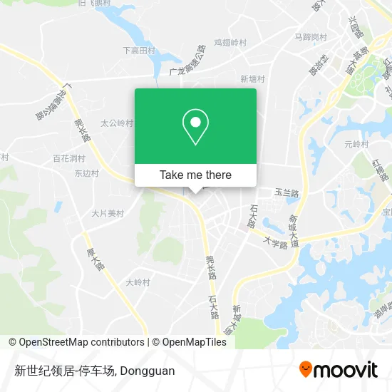 新世纪领居-停车场 map