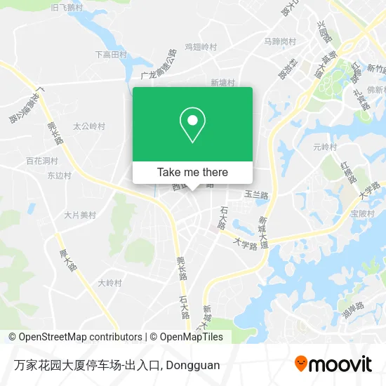 万家花园大厦停车场-出入口 map