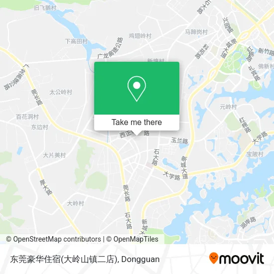 东莞豪华住宿(大岭山镇二店) map