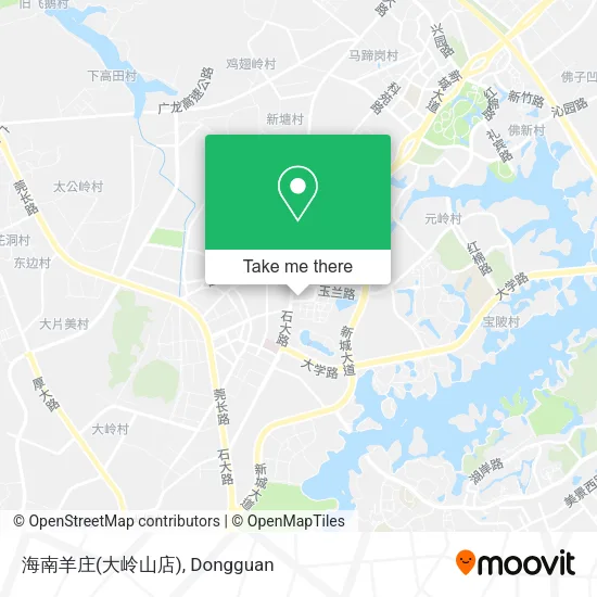 海南羊庄(大岭山店) map