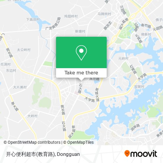 开心便利超市(教育路) map