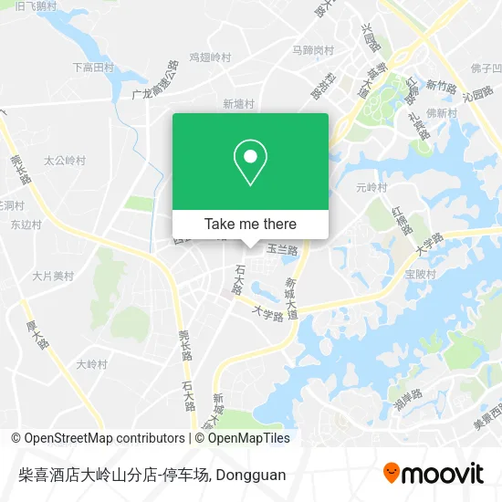柴喜酒店大岭山分店-停车场 map