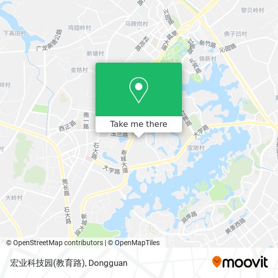 宏业科技园(教育路) map