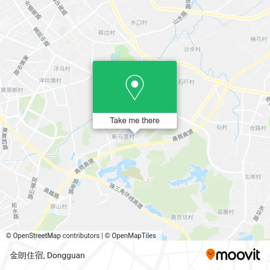 金朗住宿 map
