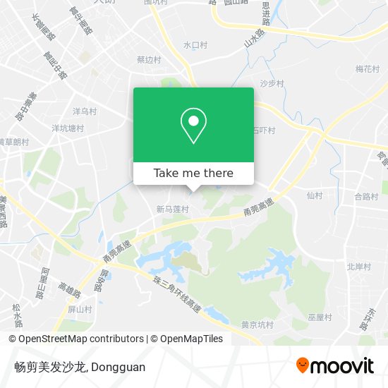 畅剪美发沙龙 map