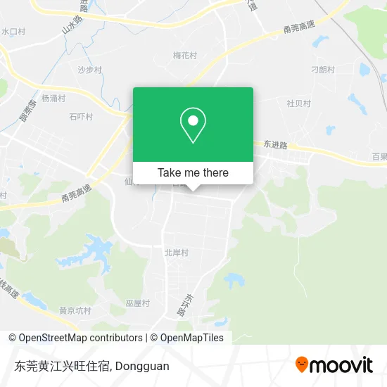 东莞黄江兴旺住宿 map