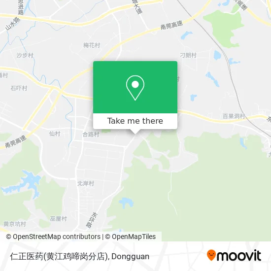 仁正医药(黄江鸡啼岗分店) map