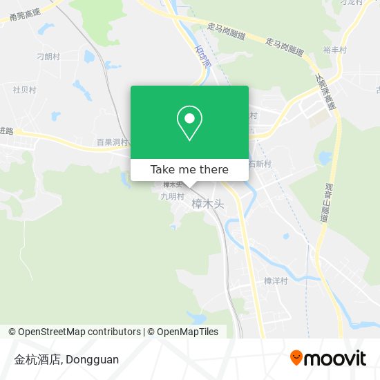 金杭酒店 map