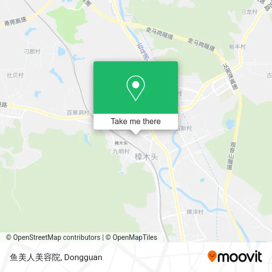 鱼美人美容院 map