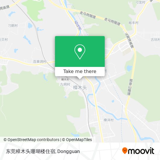 东莞樟木头珊瑚楼住宿 map