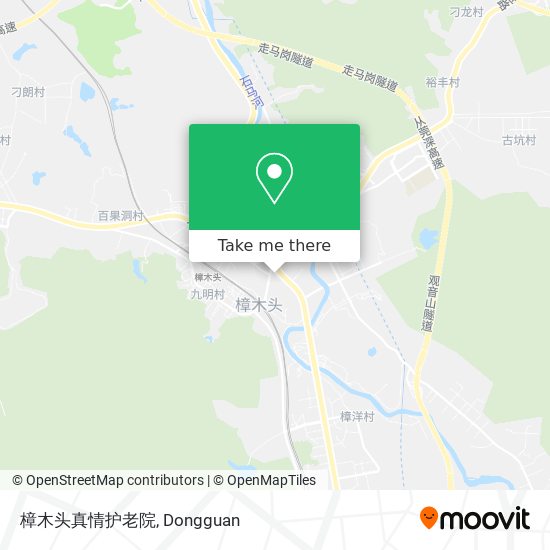 樟木头真情护老院 map