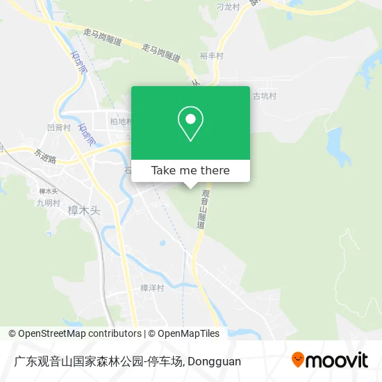 广东观音山国家森林公园-停车场 map