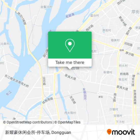 新耀豪休闲会所-停车场 map