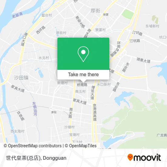 世代皇茶(总店) map